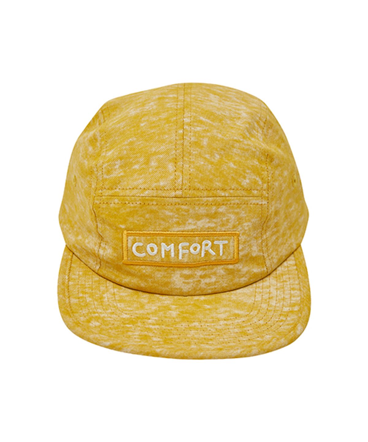 콤포트(COMFORT) 로고 캠프캡 옐로