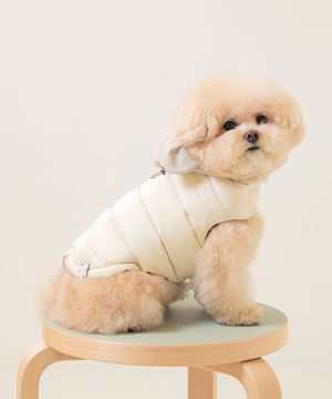 윈터베어 노터치 패딩 - 크림