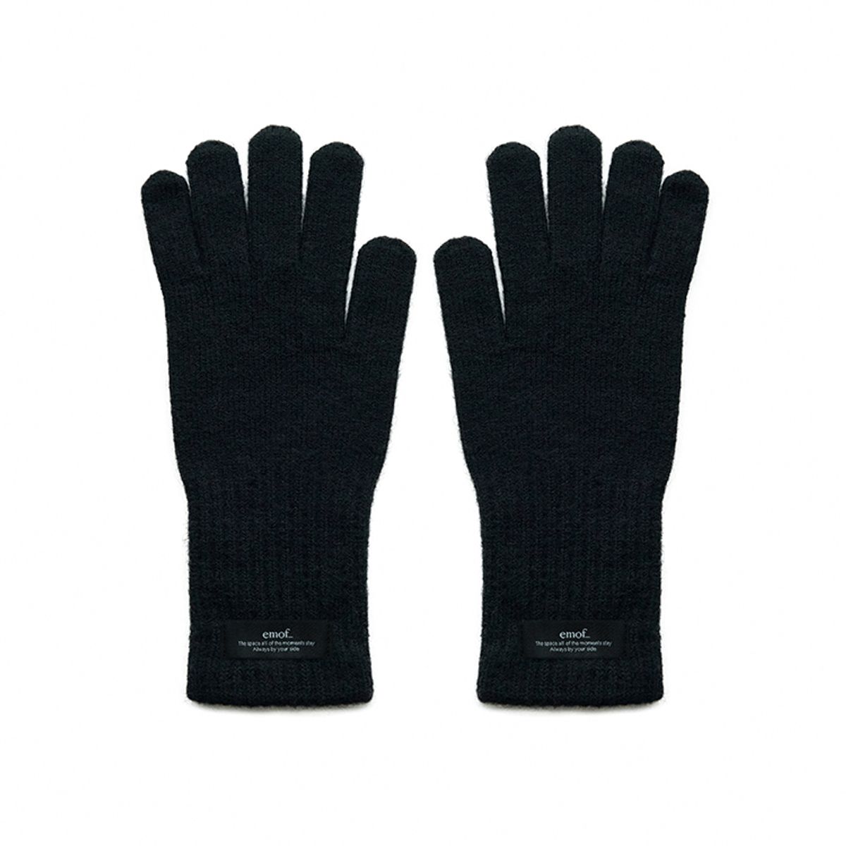 이모프(EMOF) BASICS SOFT GLOVE (BLACK) 베이직 소프트 겨울 장갑