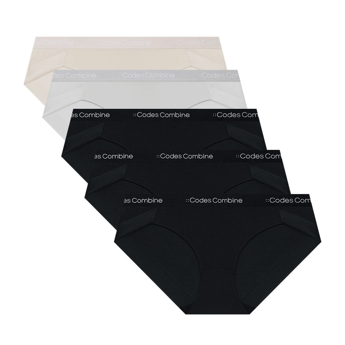 코데즈컴바인 이너웨어(CODES COMBINE INNERWEAR) [5PACK] 극세사밴드 베이직 햄팬티 5매