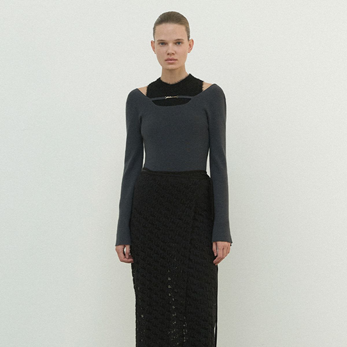 아틀리에 나인(ATELIER NAIN) DEKAVV WOOL KNIT(T-6967)