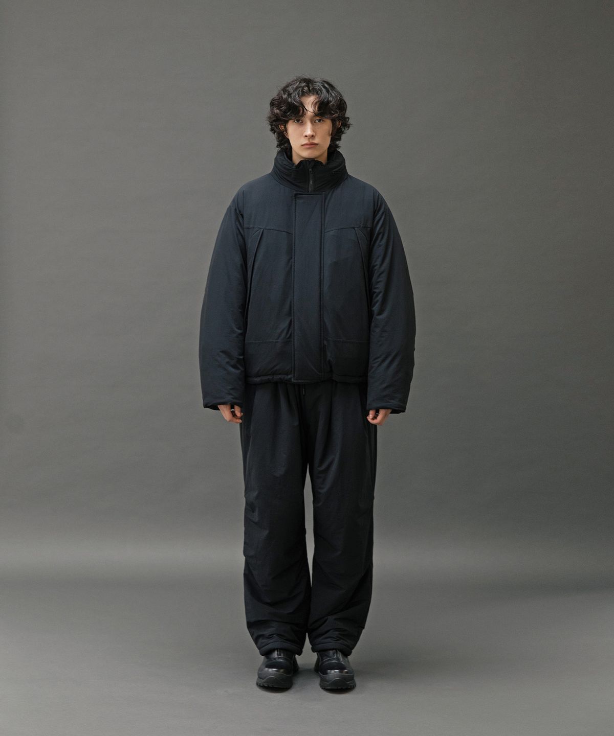 어나더 오피스(ANOTHER OFFICE) Ample Insulation Pants (Black)