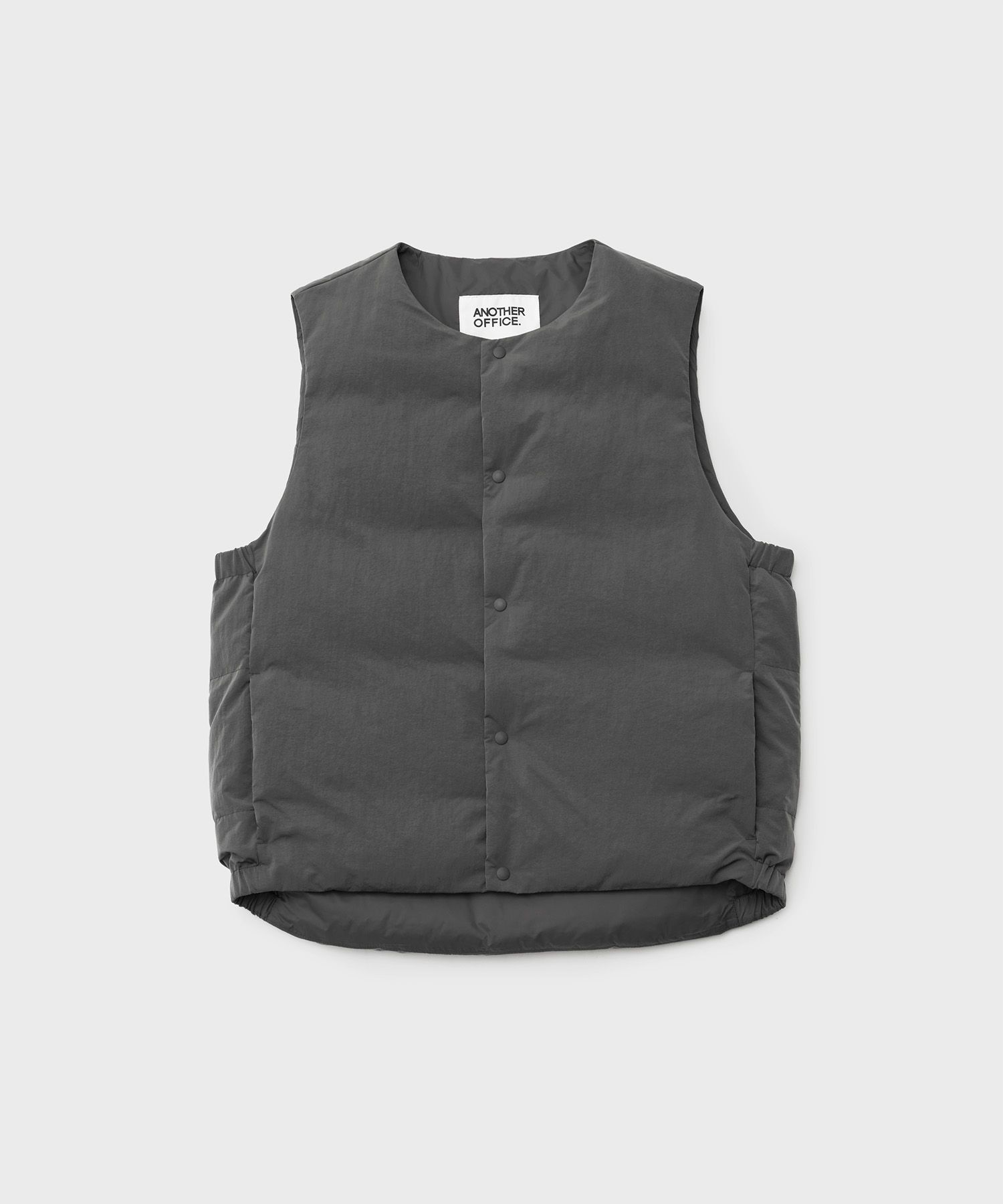 MUSINSA公式 | ANOTHER OFFICE Layer Down Vest (Graphite)
