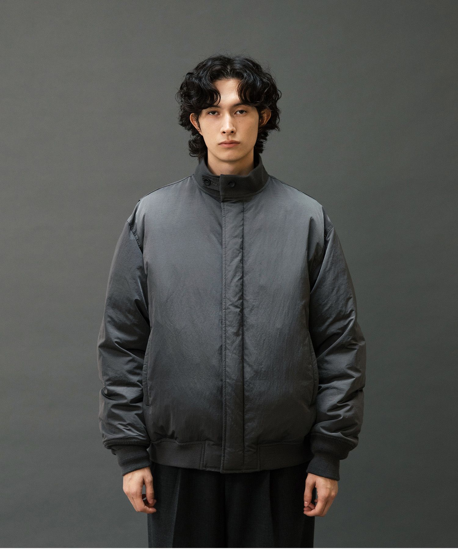 Rest&Recreation ジャケット ブルゾン アウター musinsa MUSINSA公式 | REST&RECREATION COLLAR DOWN JACKET - NAVY