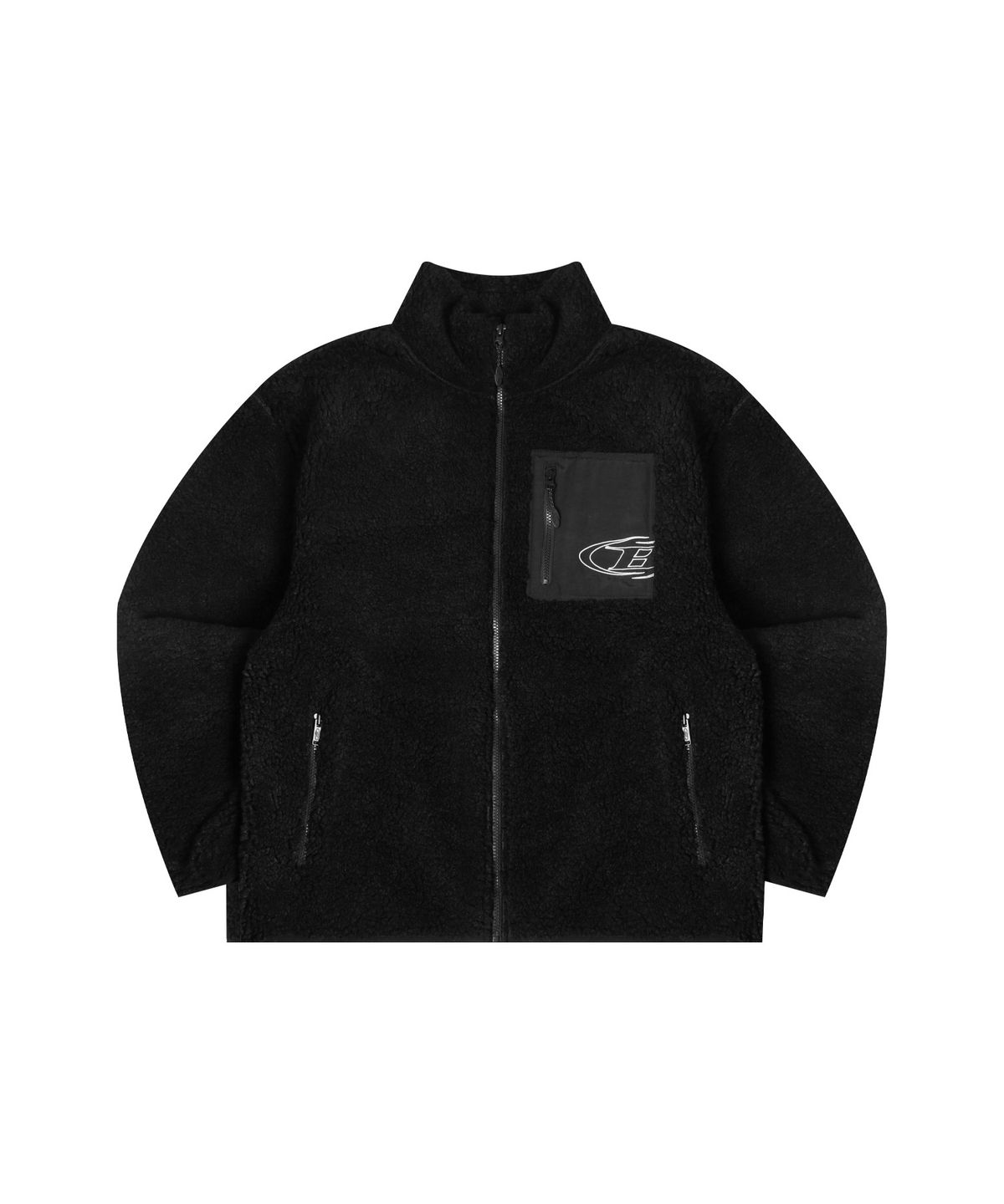 본투윈(BORN TO WIN) STROKE B SHERPA JACKET [BLACK]
