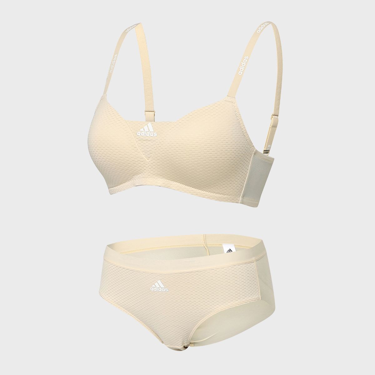 아디다스 언더웨어(ADIDAS UNDERWEAR) [브라1+팬티2]퍼포먼스 퍼펙트 모션-핏 브라팬티 S.BE