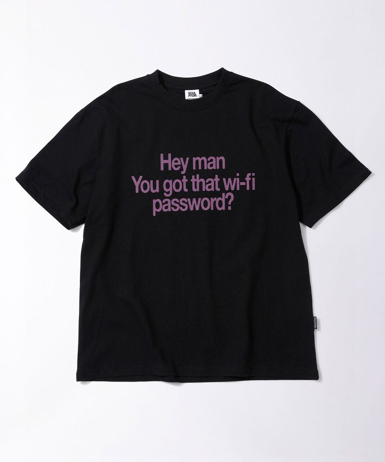 Wi-Fi Begger Tee Black