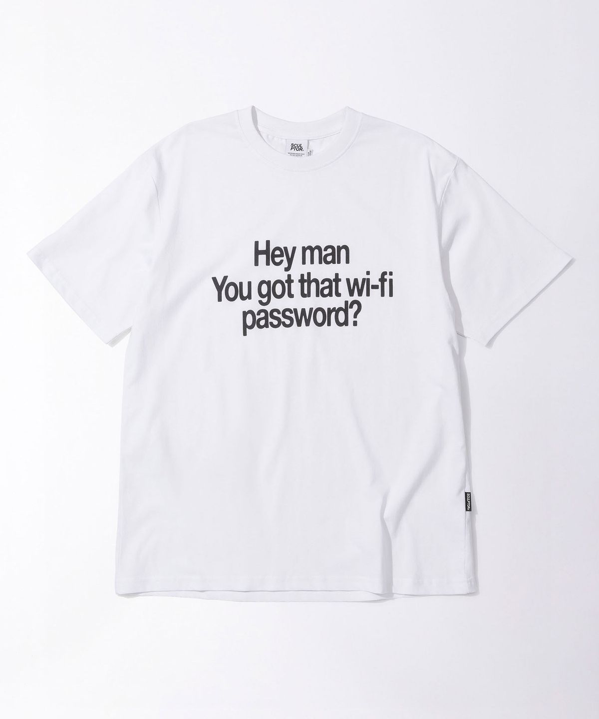 스컬프터(SCULPTOR) Wi-Fi Begger Tee White