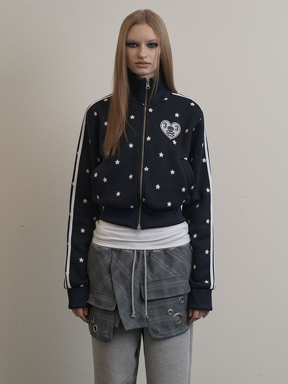 MUSINSA公式 | SETUPEXE STAR SPORTY ZIP-UP / NAVY