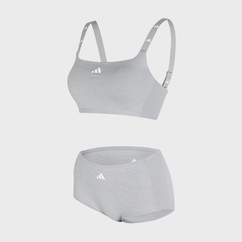 퍼포먼스 에어로레디 하이브리드 브라팬티 M.GY