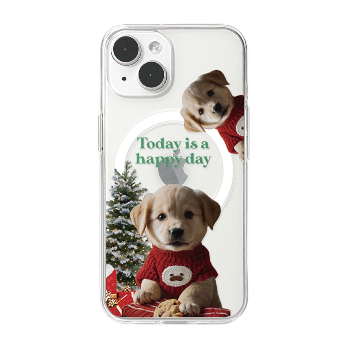 던타운(DAWNTOWN) 젤하드 맥세이프케이스 해피도그데이.W 아이폰16/15/14/13/12/11/프로/갤럭시/24/23/무선충전