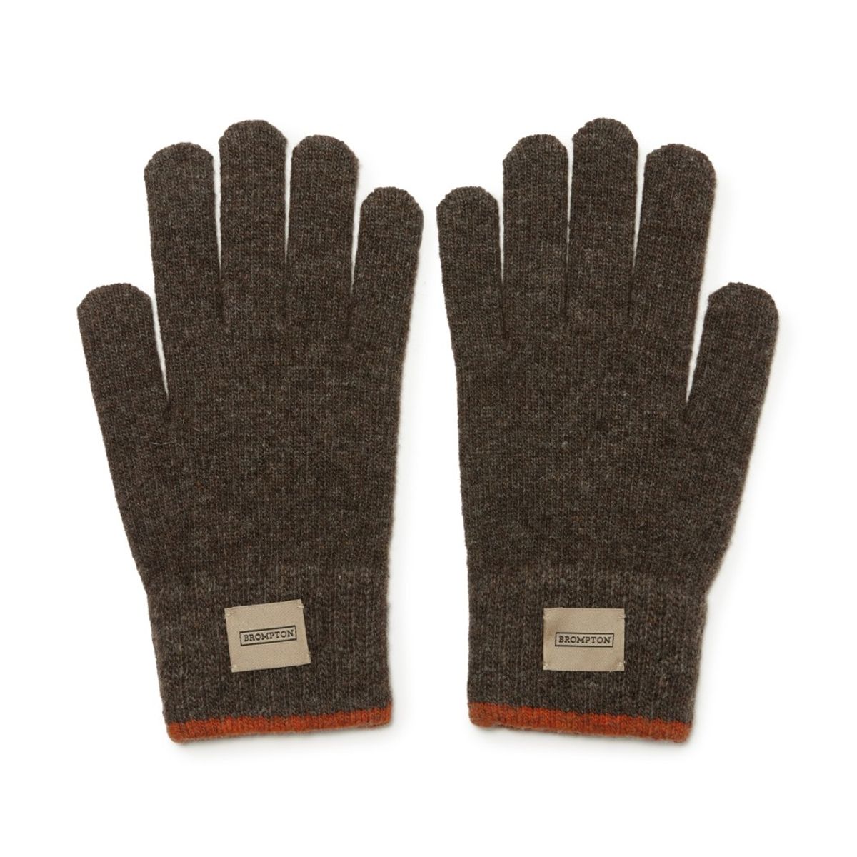 브롬톤 런던(BROMPTON LONDON) LABEL POINT WOOL GLOVE - D/BROWN (P244AGL210)