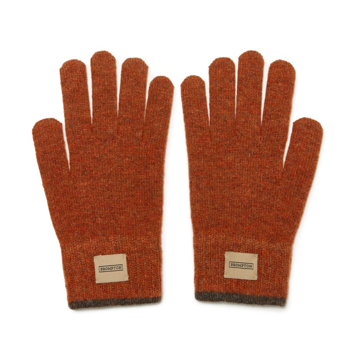 브롬톤 런던(BROMPTON LONDON) LABEL POINT WOOL GLOVE - ORANGE (P244AGL210)