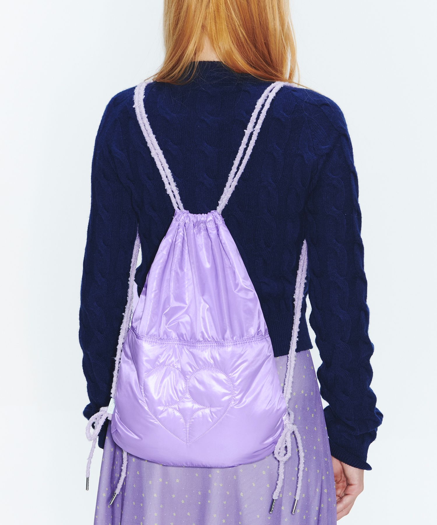★Fennec★ HEART STRING BAG LAVENDER FNFBP01LAF HEART STRING BAG - LAVENDER - Fennec