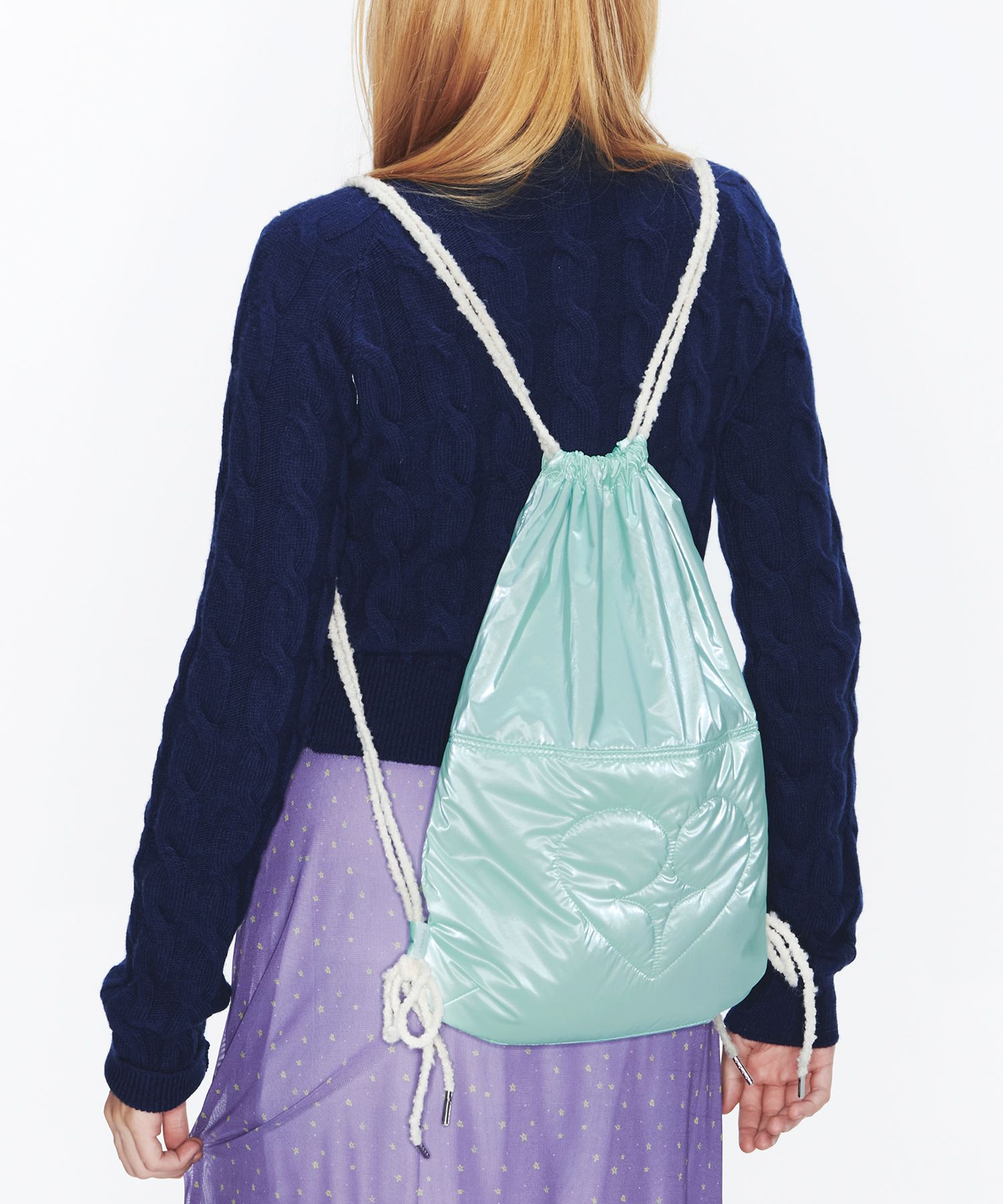 トートバッグ Fennec HEART STRING BAG MINT FNFBP01MIF MUSINSA公式 | fennec HEART STRING BAG - MINT