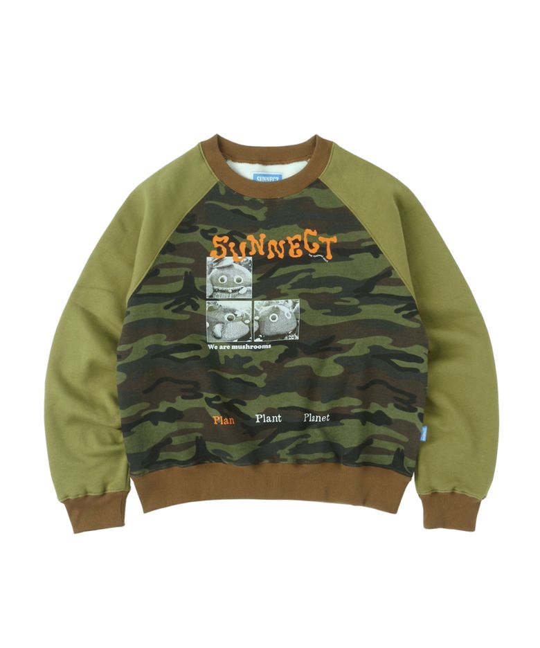 W.A.M. Raglan Sweatshirt - Green