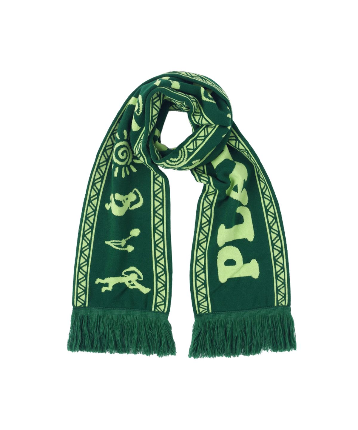 써넥트(SUNNECT) P.P.P. Jacquard Scarf - Green