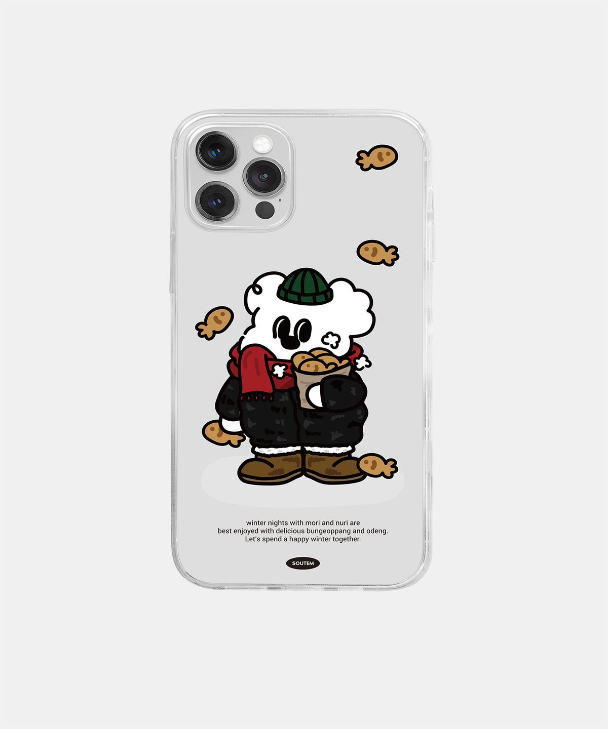 소유템(SOUTEM) Winter Mori Nuri Phone Case_Clear