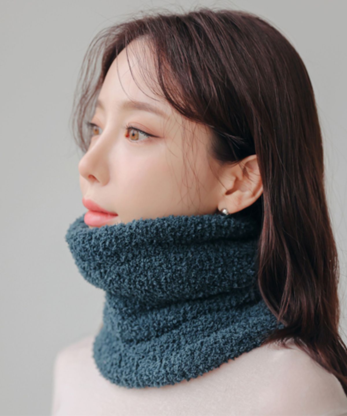 엑스웜(EX-WARM) 남여공용 폴라폴리스 방한 넥워머 목토시 딥그린