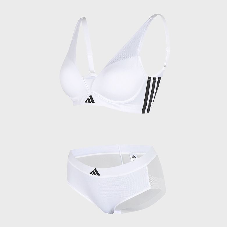 퍼포먼스 에어로레디 올메쉬 브라팬티 WH