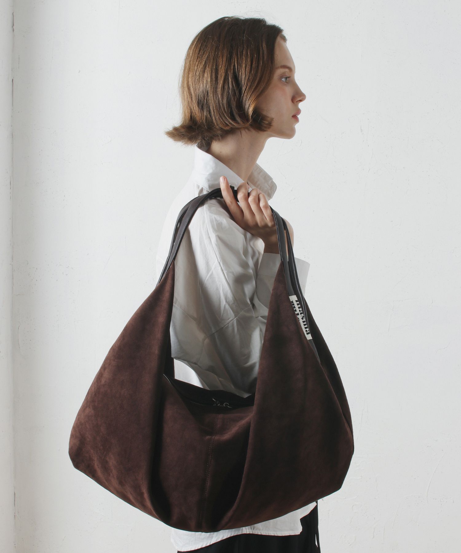 【MASMARULEZ】 Wing suede bag _ Choco Brown MUSINSA | MASMARULEZ Wing Suede Bag _ Chocolate Brown