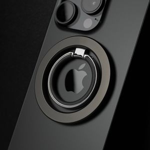 맥세이프 그립 톡홀더(아이폰 갤럭시 양면 자석 핑거 링 스마트톡) M8, Black Titanium