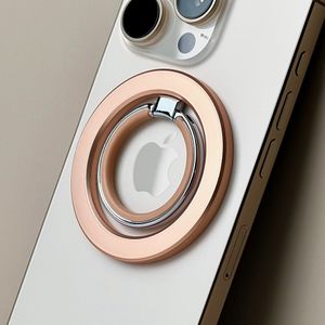 맥세이프 그립 톡홀더(아이폰 갤럭시 양면 자석 핑거 링 스마트톡) M8, Rose Titanium