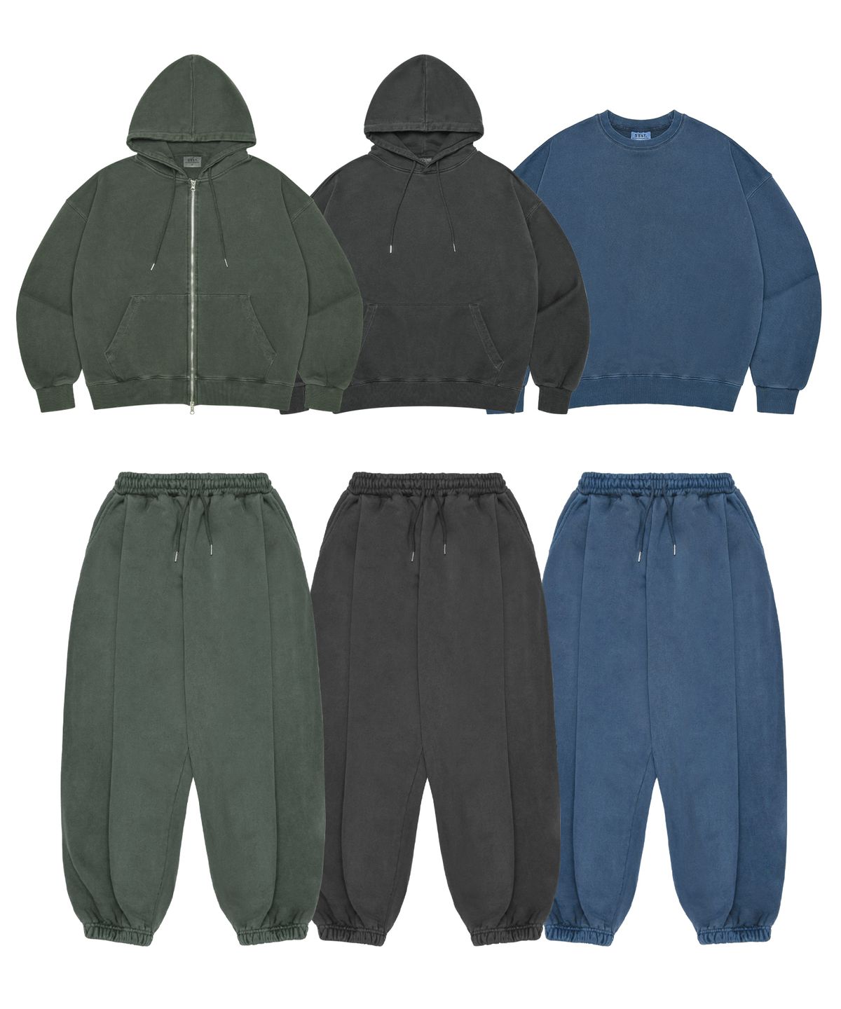 에스이에스티(S'EST) [SET] 피그먼트 워싱 셋업 - 3Color