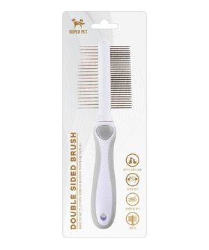 반려동물 양면 빗 브러쉬