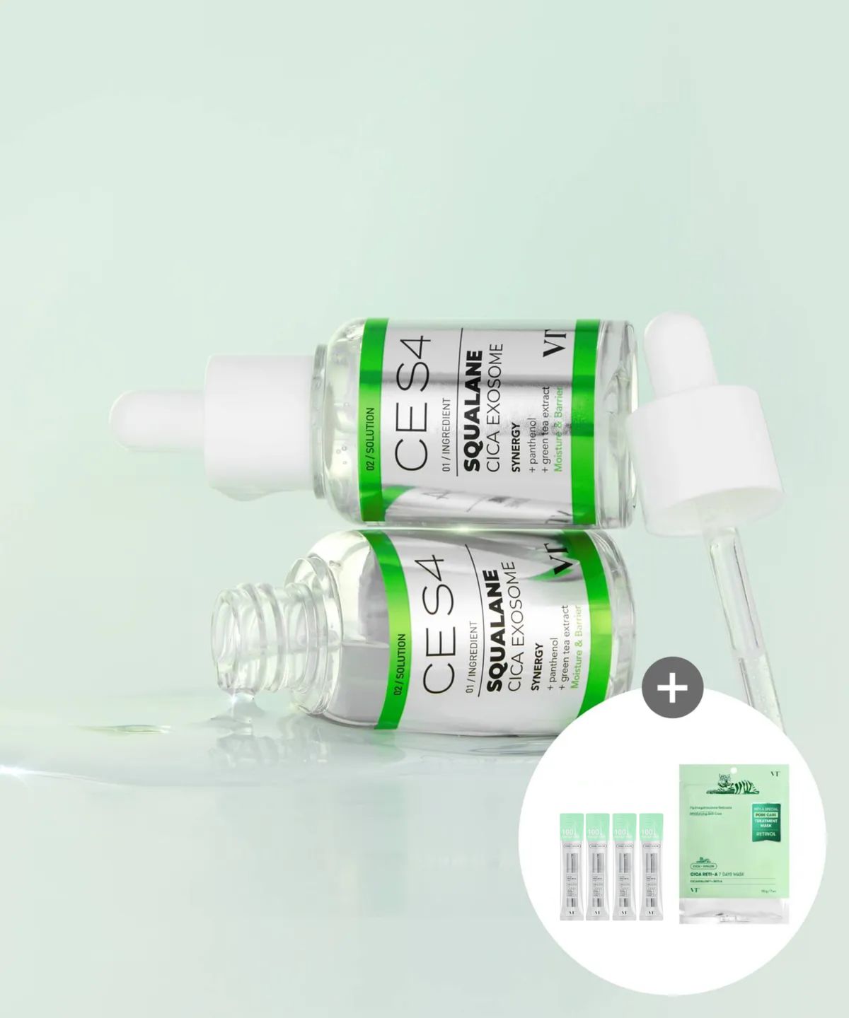 브이티코스메틱(VT COSMETICS) VT S4 모이스처 앰플 30ml (스쿠알란) 2개 세트