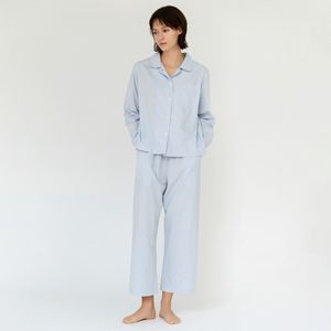 모노 스트라이프 여성 잠옷세트