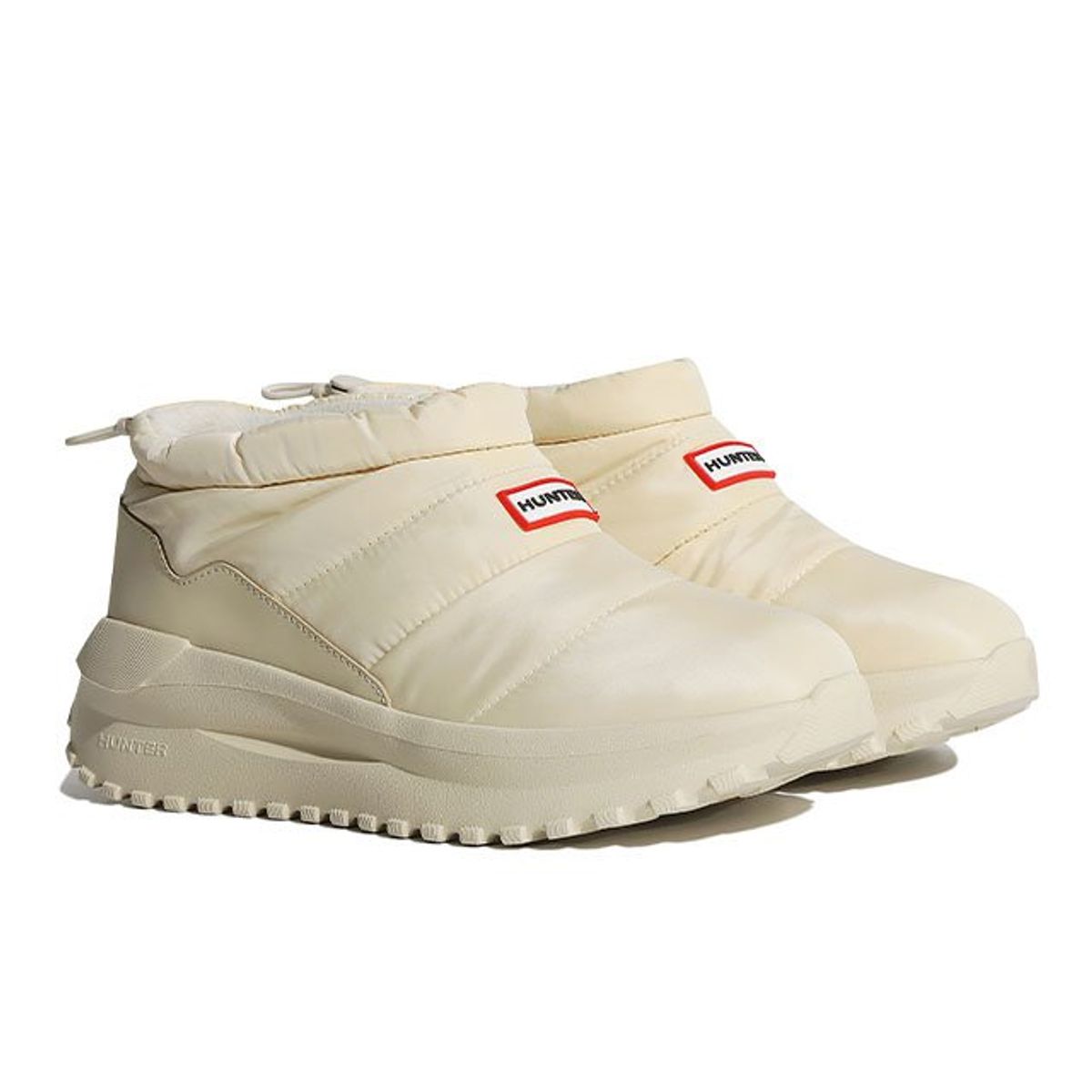 헌터(HUNTER) [UNISEX] 푸퍼 트래블 플로우 트레이너 부츠 - 캔버스크림 UFF7002NYLCCR