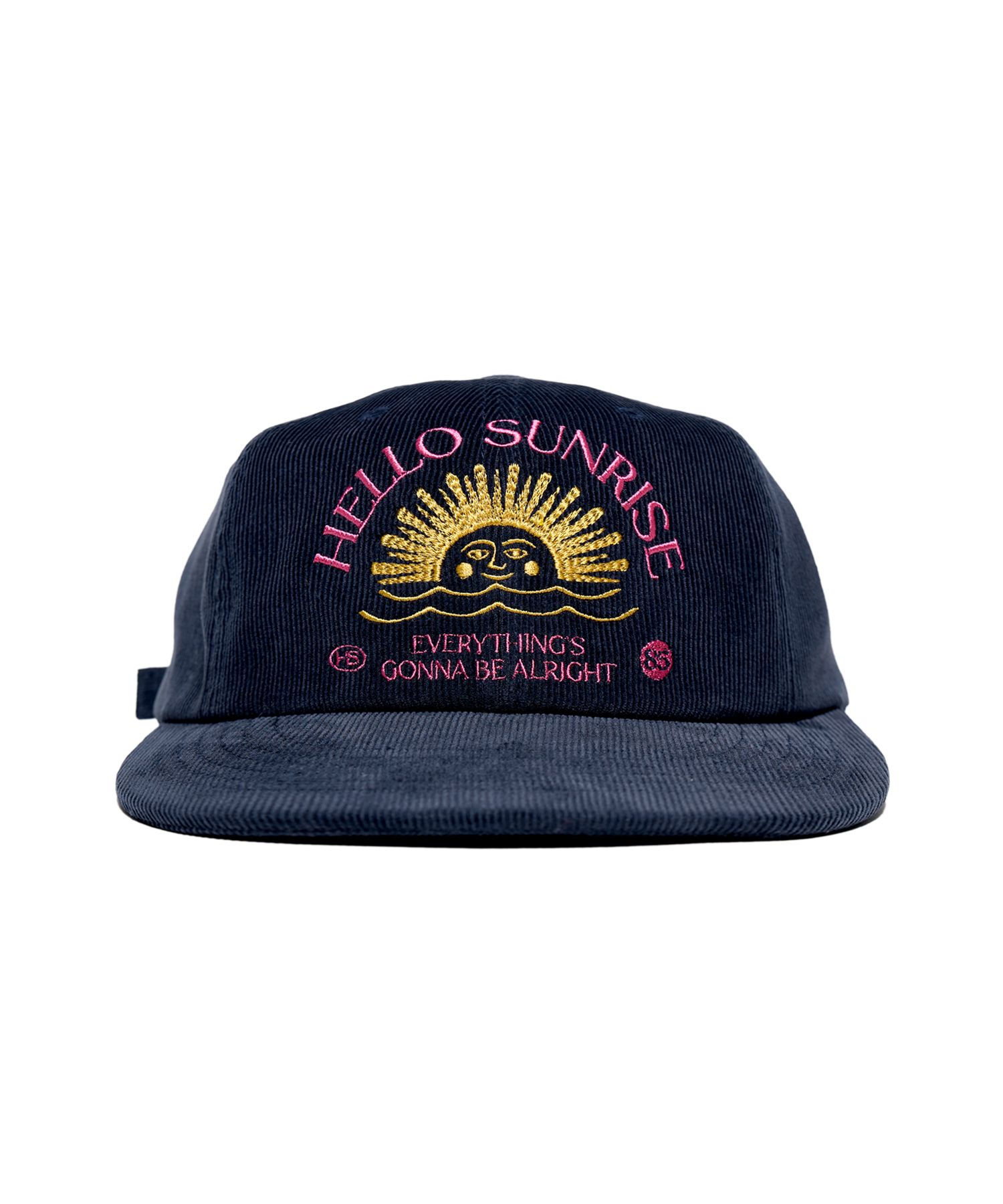 HELLO■Corduroy Arch Logo 6Panel Cap_Navy ■送料込 MUSINSA | HELLO SUNRISE Corduroy Arch Logo 6Panel Cap_Navy
