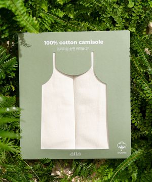 순면100% 캐미솔 끈타입 2매입