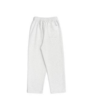 BECANVAS STRAIGHT SWEATPANTS (LIGHT MELANGE)