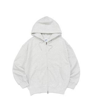 BECANVAS OVERFIT 2WAY HOOD ZIP-UP (LIGHT MELANGE)