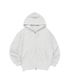 BECANVAS OVERFIT 2WAY HOOD ZIP-UP (LIGHT MELANGE)