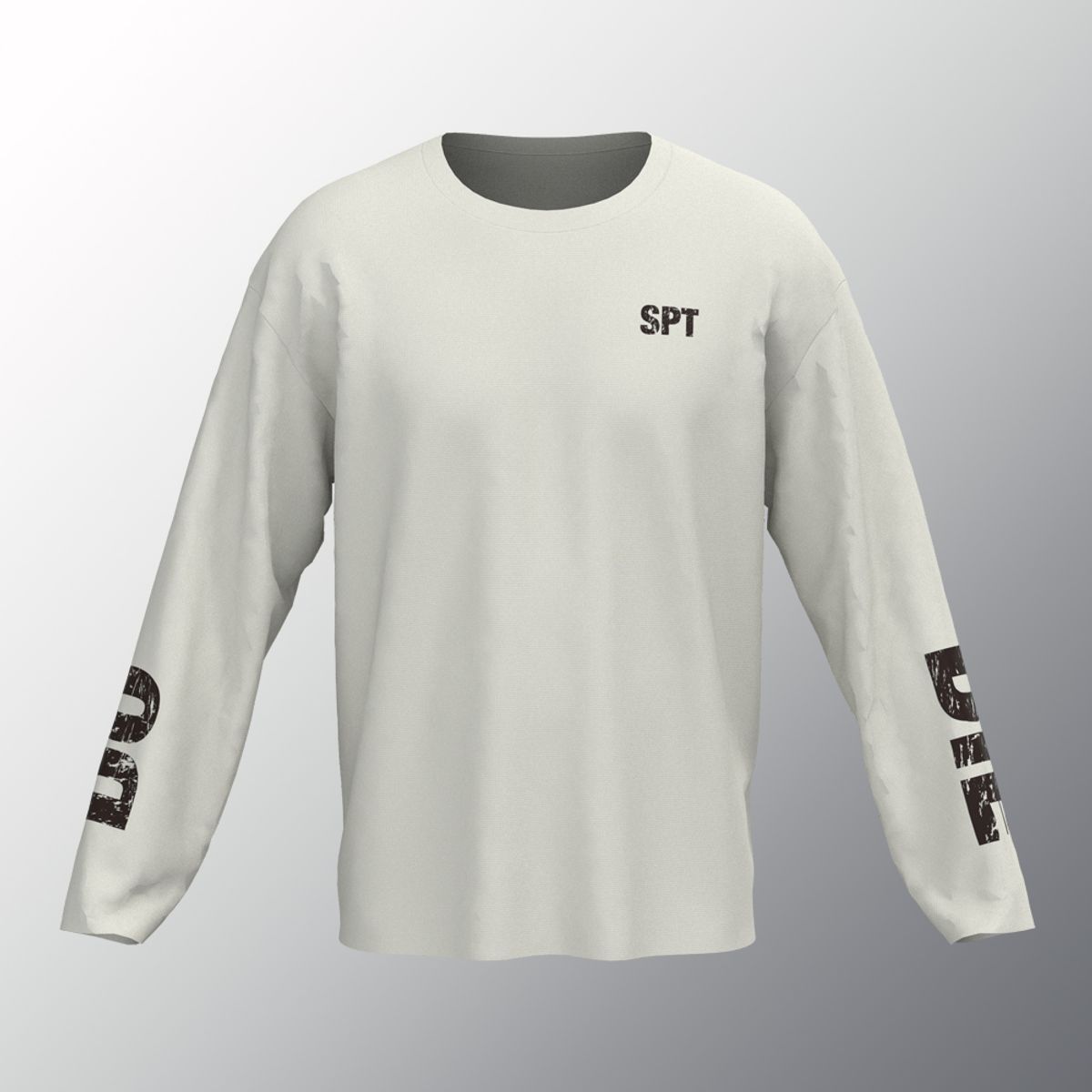 스포터(SPOTTER) SPT MENTALITY WARM UP WAFFLE LONG SLEEVE (OATMEAL)