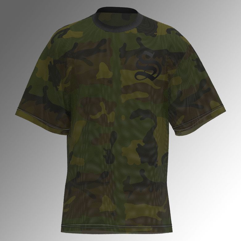 CAMOFLAGUE MESH SHIRTS