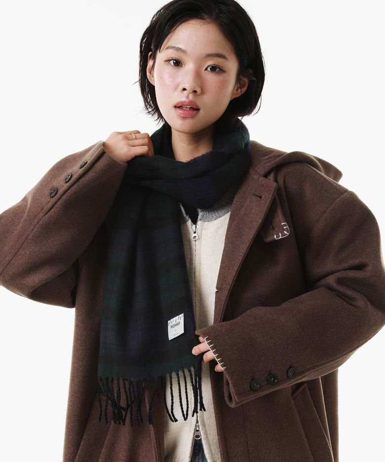 CHECK BLEND MUFFLER S (GREEN)
