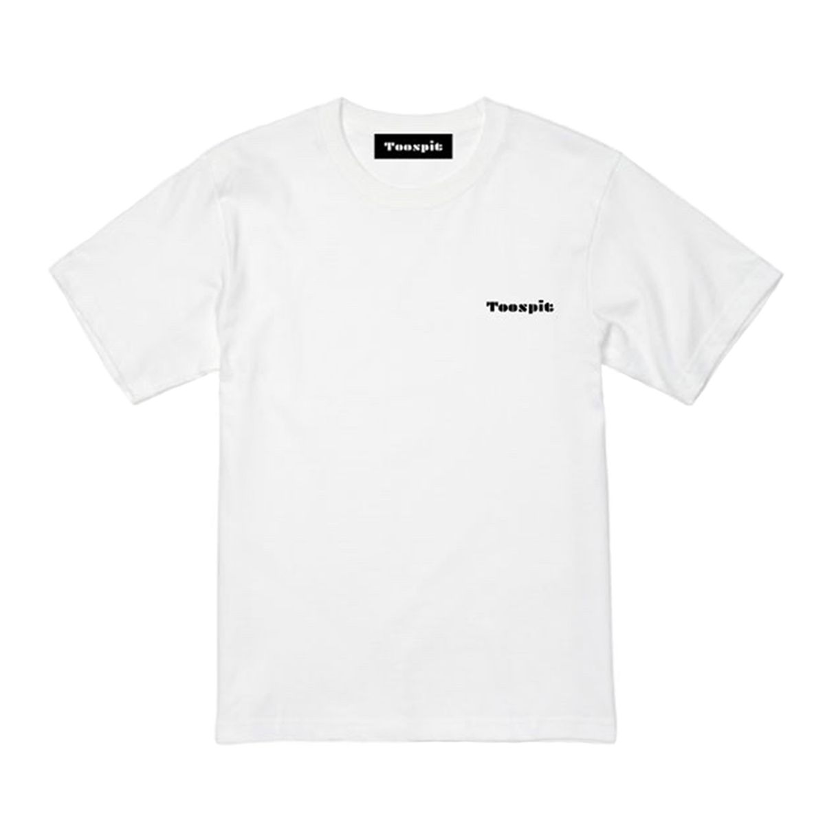 투에스핏(TOOSPIT) 레터링 로고 반팔 티셔츠 [화이트]