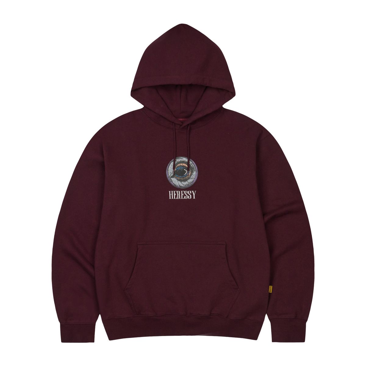 헤레시(HERESSY) EYES HOODIE BURGUNDY