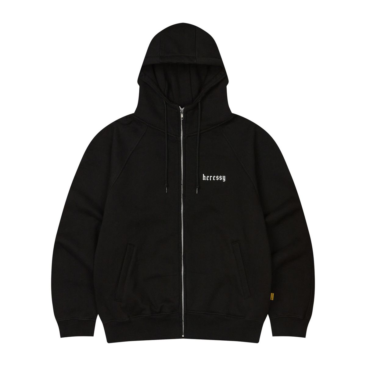 헤레시(HERESSY) HERESSY ZIP-UP HOODIE BLACK