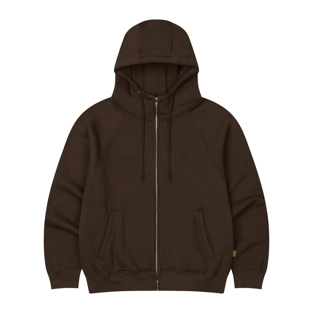 헤레시(HERESSY) HERESSY ZIP-UP HOODIE BROWN