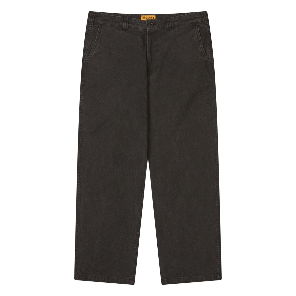 헤레시(HERESSY) F*CK OFF THAT SHIT WORK PANTS DARKBROWN