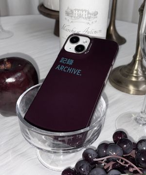 기록(記錄)아카이브 유광하드 케이스 (다크퍼플)