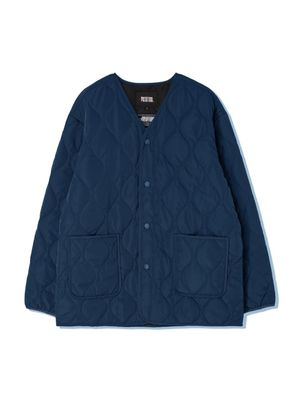 퀼팅 자켓 네이비