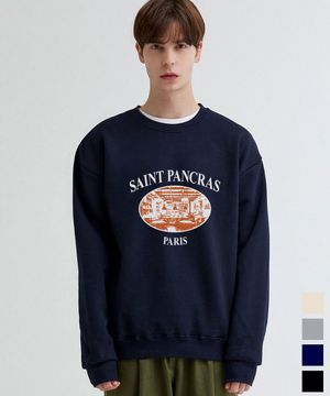 세인트 오버핏 쭈리 맨투맨 4color