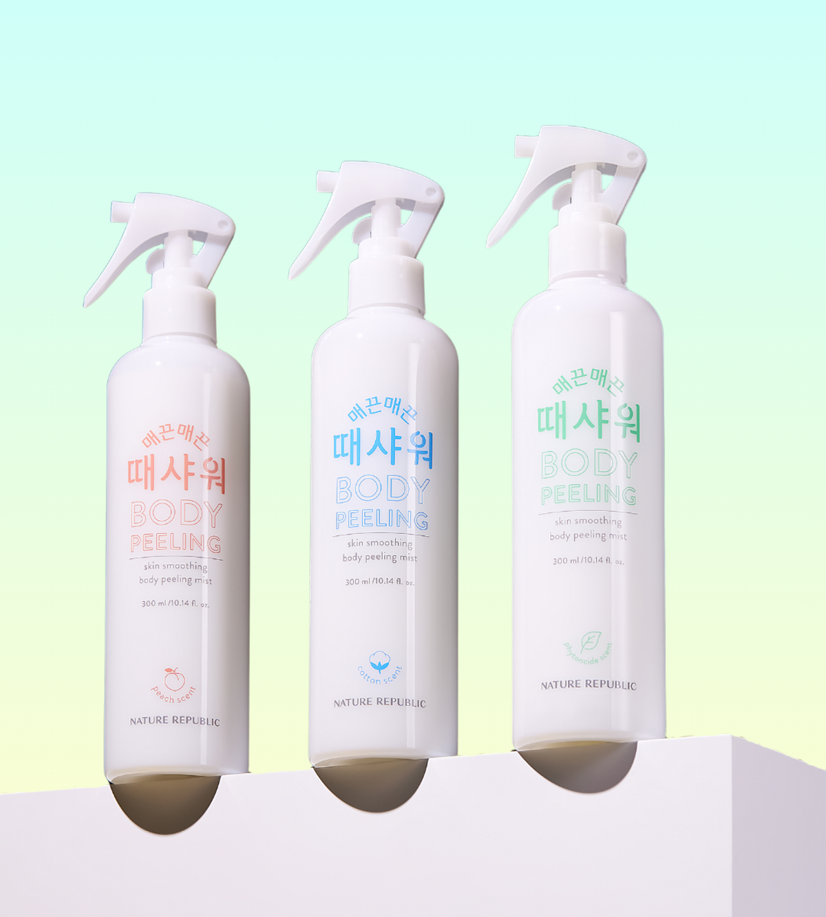 네이처리퍼블릭(NATURE REPUBLIC) [2pack] 매끈매끈 때샤워 (300ml+300ml)