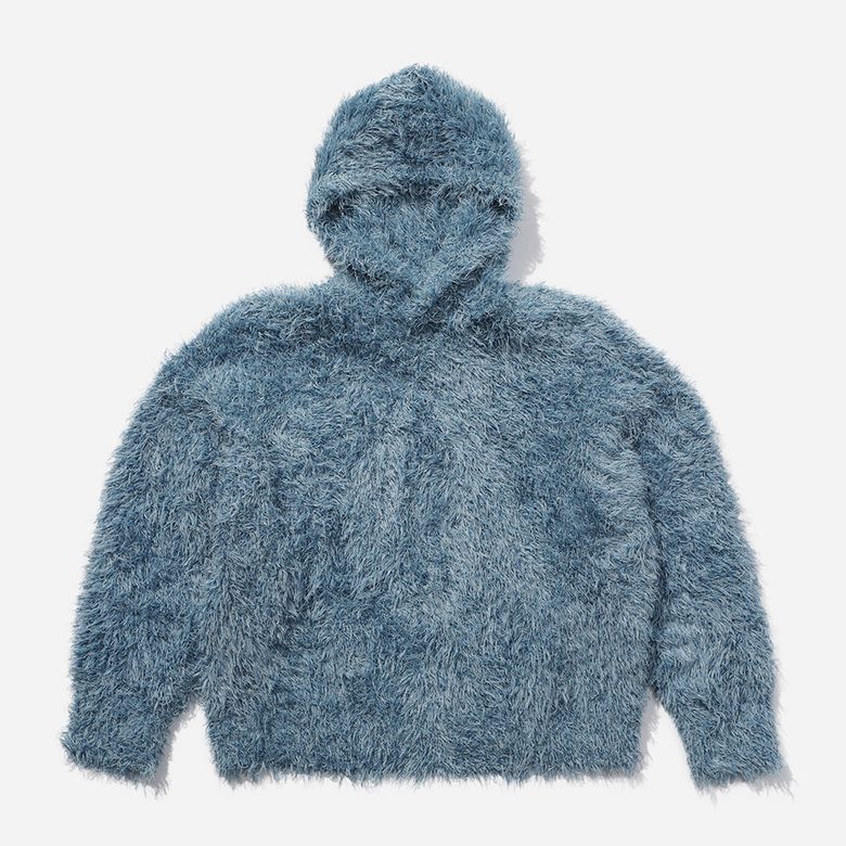 KNIT FUR HOODIE SWEATER_M238CSW602M